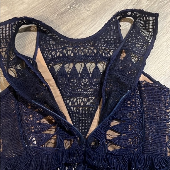 Self Portrait Lace Peplum Top in Teardrop Lace - Picture 11 of 12